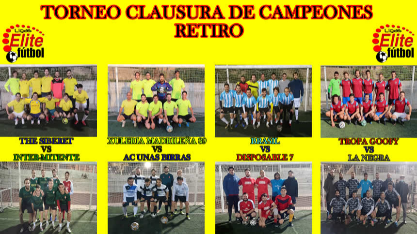 TORNEO CLAUSURA DE CAMPEONES RETIRO